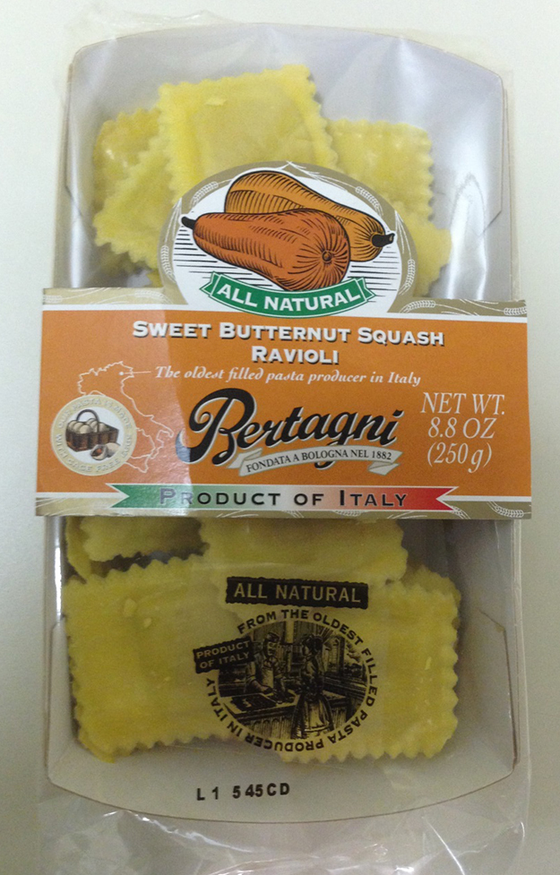 Bertagni 1882 Spa Issues Allergy Alert on Undeclared Cashew and Almond in Sweet Butternut Squash Ravioli